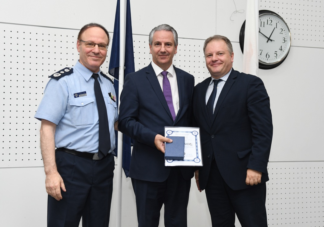 CNP ASFALISTIKI was honoured by the Cyprus Police 